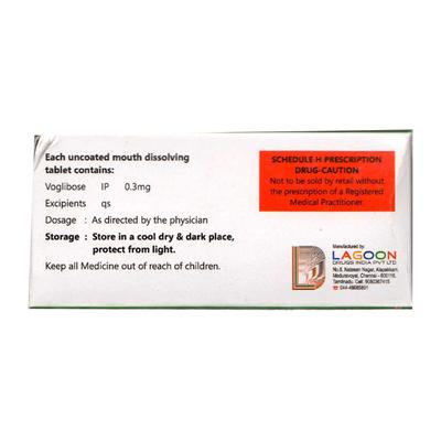 VOGLISTIN MD 0.3mg Tablet 10's - Diabetes-Ant