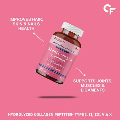 CF Multi Collagen Complex Tablet 90's - Calcium And Minerals