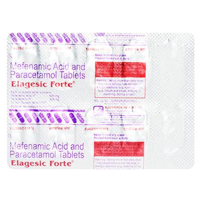 ELAGESIC FORTE Tablet 10's - Pain relief-Nsa