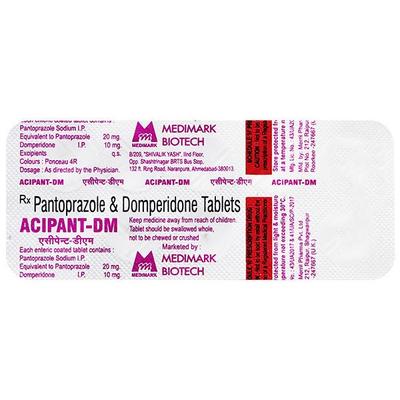ACIPANT DM Tablet 10's - Ulcer/Reflux/Flatulence-Aaa