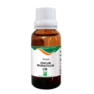 Bio-India Dilution Zincum Muriaticum CM Liquid 30 ml - Dilutions