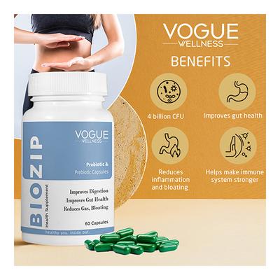 Vogue Wellness Biozip Capsule 60's - Speciality Medicines