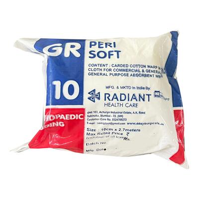 Radiant GR Peri Soft 10 cm x 2.7 mtr - Bandages & Dressings