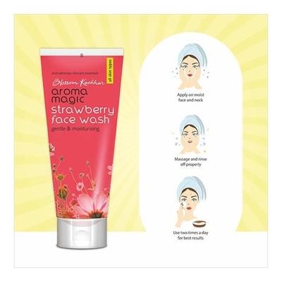 Aroma Magic Face Wash - Strawberry 100 ml - Face Wash & Cleansers