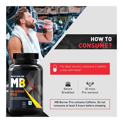 MuscleBlaze MB-Burner Pro Tablet 60's - Workout Essentials