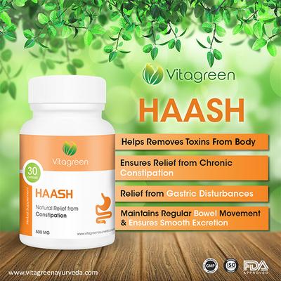 VitaGreen Haash Capsules 30's - Herbal Dietary Supplement