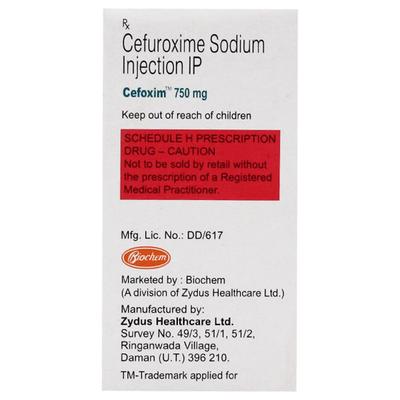 CEFOXIM 750mg Injection 1's - Bacterial Infections-Cep