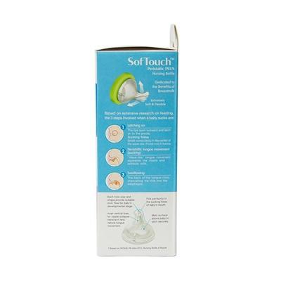 Pigeon Wn Nursing Bottle with Plus Type Nipple - Green 240 ml - Feeding & Nursing