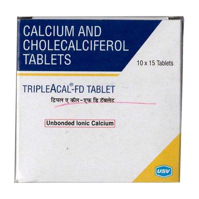 TRIPLE A CAL FD Tablet 15's - Supplements-Vit