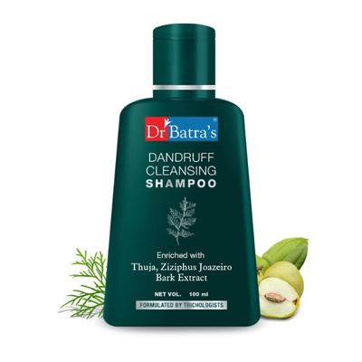 Dr Batra's Dandruff Cleansing Shampoo 100 ml + Conditioner 200 ml + Anti-Dandruff Hair Serum 125 ml + Hair Fall Control Oil 200 ml + Herbal Hair Color Cream - Black - Hair Treatment