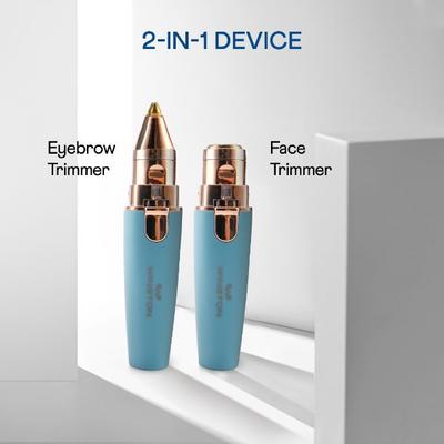 Winston 2 in 1 Face & Eyebrow Trimmer - Green - Hair Removal Accessories