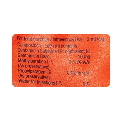 Genticyn 20mg Injection 2ml - Bacterial Infections-Ami