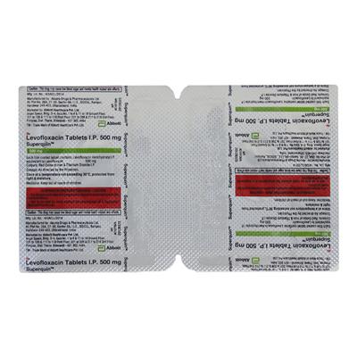 Superquin 500mg Tablet 5'S - Bacterial Infections-Qui