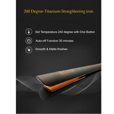 Berina Professional 240 Degree Titanium Straightening Iron BC-069 200 gm - Straighteners