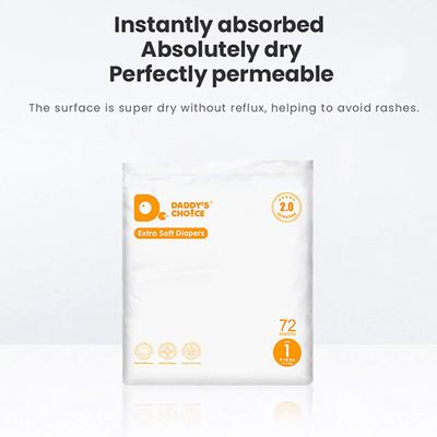 Daddy's Choice Tape Style Baby Diapers - (S) 72's - Diapers & Wipes