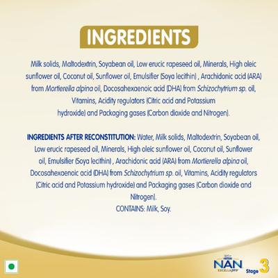 Nestle NAN Excellapro 3 (After 12 Months) Follow Up Formula Powder 400 gm - Baby And Infant Supplements
