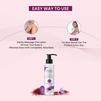 Kozicare Real Saffron Lightening Body lotion with Real Saffron 200 ml - Lotions & Creams