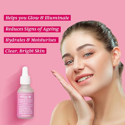 Natural Vibes Glow'd Up Face Serum 30 ml - Face Serum