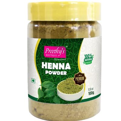 Preethy's Boutique Henna Powder 100 gm - Hair Masks & Packs