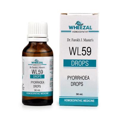 Wheezal Wl-59 Pyorrhoea Drops 30ML - Homeopathic Drops
