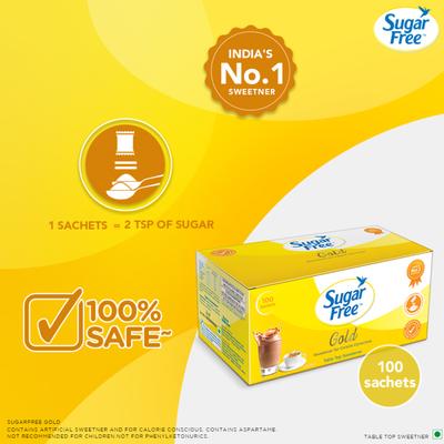 Sugar Free Gold Sachet 100's - Sugar Substitute