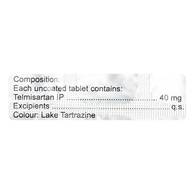 TEL CAD 40 Tablet 15's - Hypertension-Ang