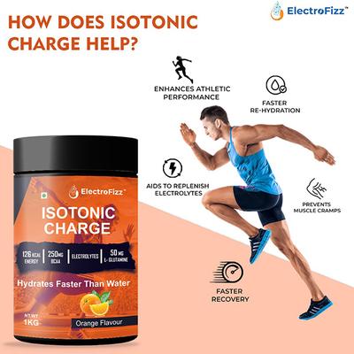 ElectroFizz Isotonic Charge Energy Drink Powder - Orange 1 kg - Energy Drinks