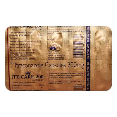 ITZ CARE 200 Capsule 10's - Fungal Infections-Anf