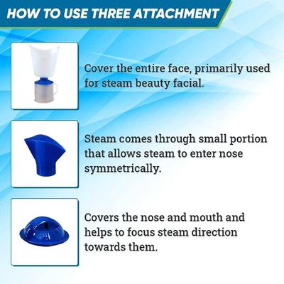 Carent Premium 3 in1 Steamer Vaporiser - White 1's - Respiratory Care Devices