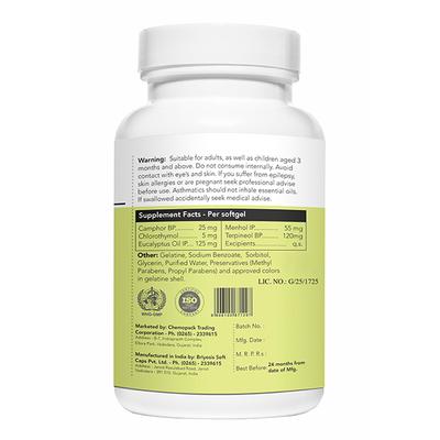 Briyo breatheEase Softgel 45's - Vital Health