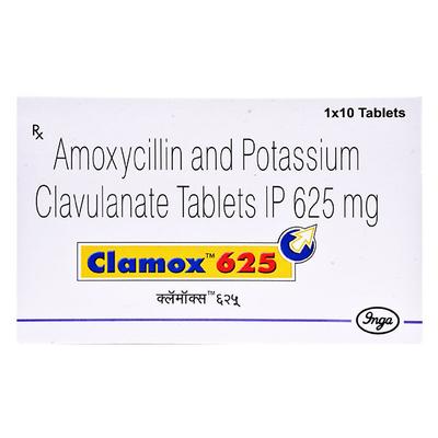CLAMOX 625 Tablet 10's - Bacterial Infections-Pen