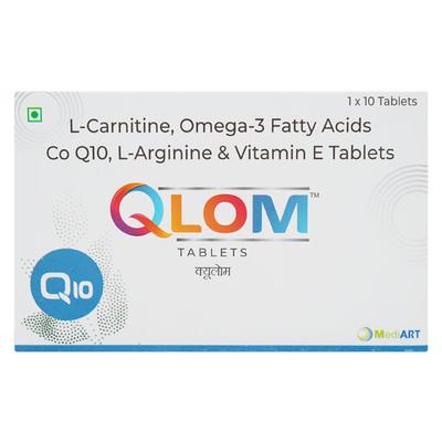 QLOM Q10 Tablet 10's - Supplements-Vam