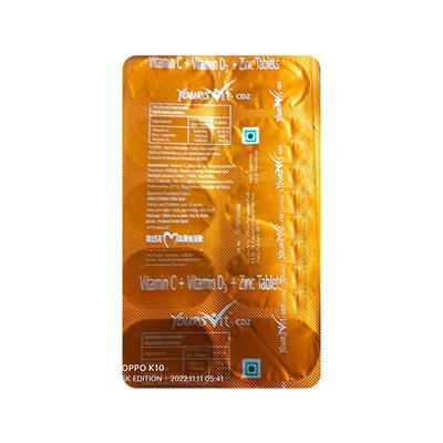 YOURSVIT CDZ Tablet 10S's - Supplements-Cal