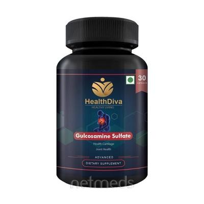 HealthDiva Gulcosamine Sulfate Caplets 30's - General Health