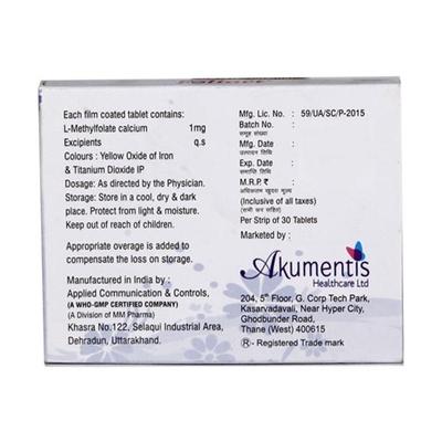 Foliact Tablet 30'S - Supplements-Vam