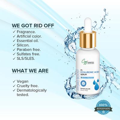 CGG Cosmetics 2% Hyaluronic Acid Serum for Intense Hydration 30 ml - Face Serum