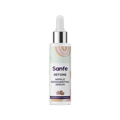 Sanfe Retone Nipple Depigmenting Serum - Cherry Blossom & Coconut Oil 50 ml - Breast Care Creams