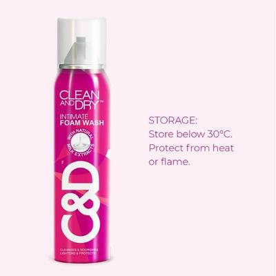 Clean & Dry Foam Wash 85 gm - Intimate Care