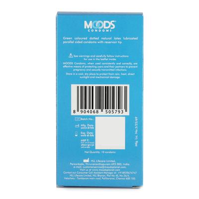 Moods Dotted Condoms 10's - Plain/Flavoured Condoms