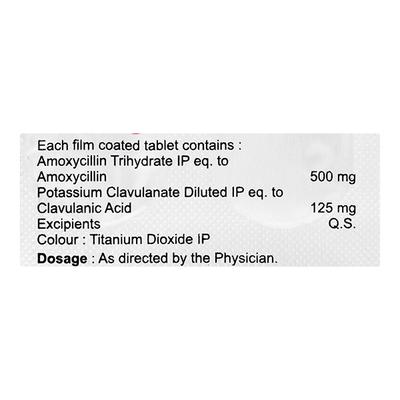 AMONG CV 625 Tablet 6's - Bacterial Infections-Mac
