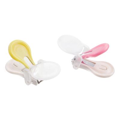 Farlin Deluxe Nail Clipper with Magnifier - Pink & Yellow 1's - Baby Grooming