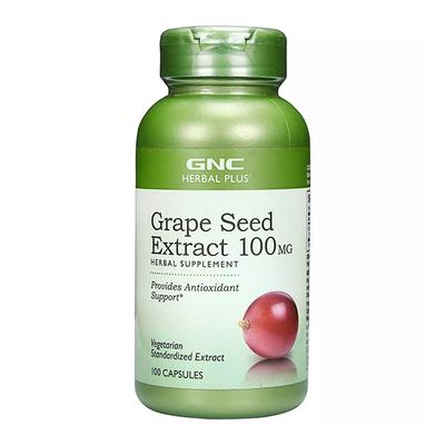 GNC Grape Seed Extract 100 mg Capsule 100's - Herbal Dietary Supplement
