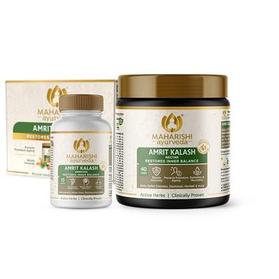 Maharishi Ayurveda Amrit Kalash Tablet 60's + Amrit Kalash Paste 600 gm 1's - Speciality Medicines
