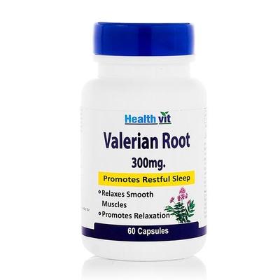HealthVit Valerian Root 300 mg Capsule 60's - Herbal Dietary Supplement