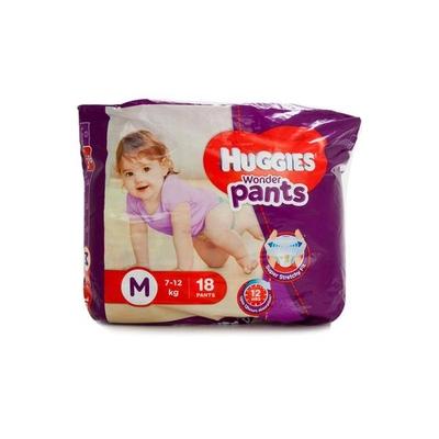HUGGIES WONDER PANTS (M) 18'S - Diapers & Wipes