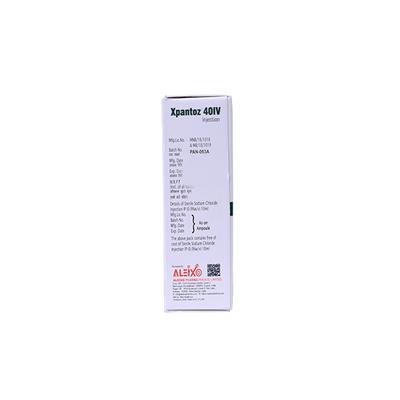 XPANTOZ IV 40 Injection 1's - Ulcer/Reflux/Flatulence-Aaa