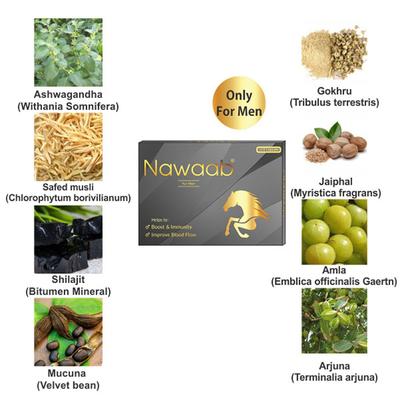 Le-Vanza Nawaab Capsule for Men 10's - Sexual Healthcare
