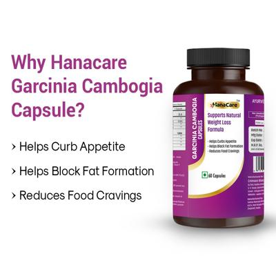Hanacare Garcinia Cambogia Capsules 60's - Pure Herbs