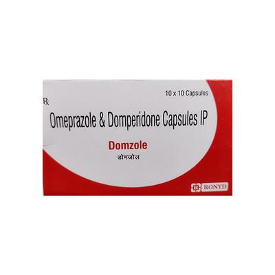 DOMZOLE Capsule 10's - Ulcer/Reflux/Flatulence-Aaa