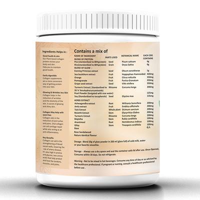 Bhumija Lifesciences Plant Based Collagen Powder 300 gm - Multi-Vitamins
